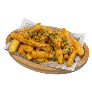 Patatas con salsa Coppi's
